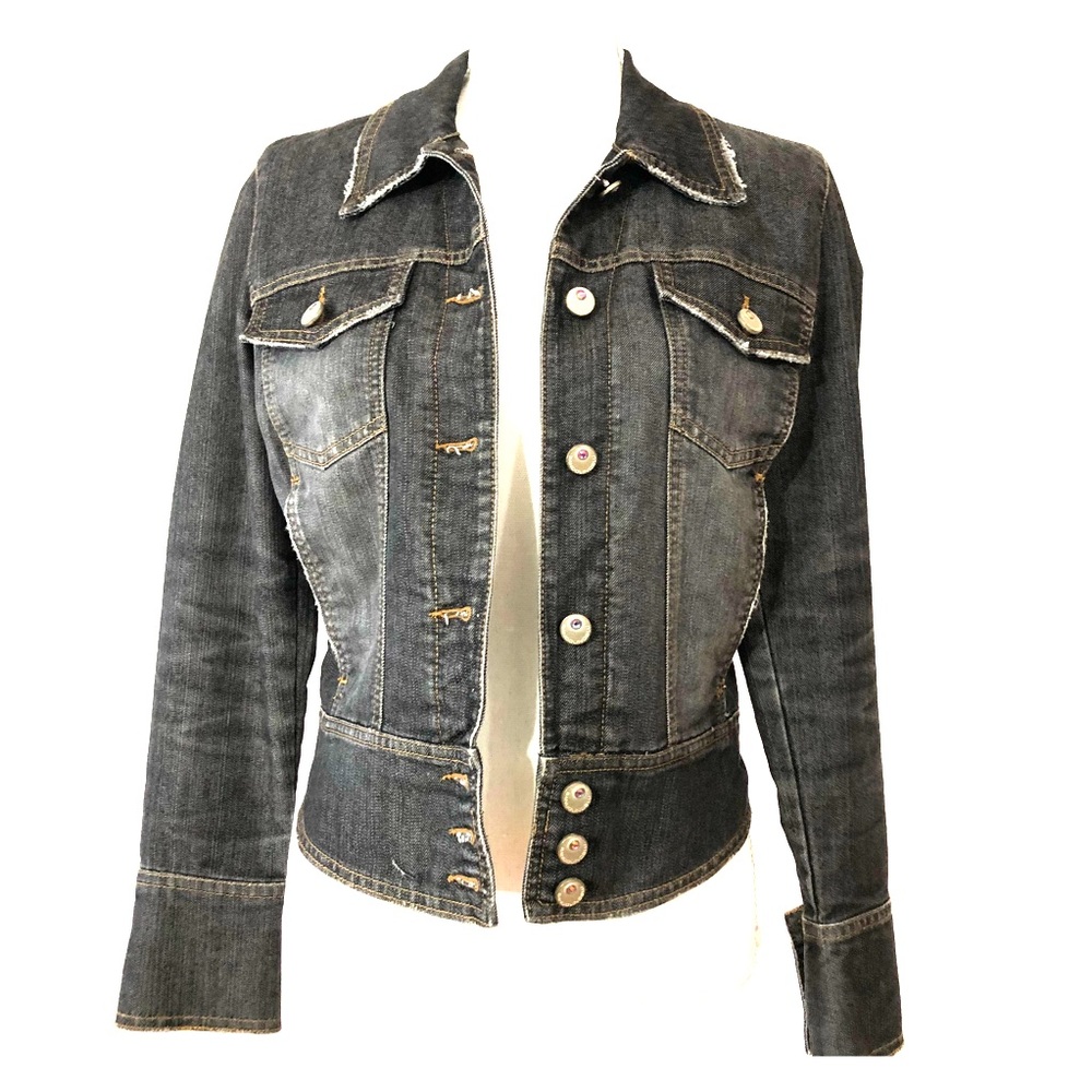 Bandolino Blu Denim Jacket Size Medium